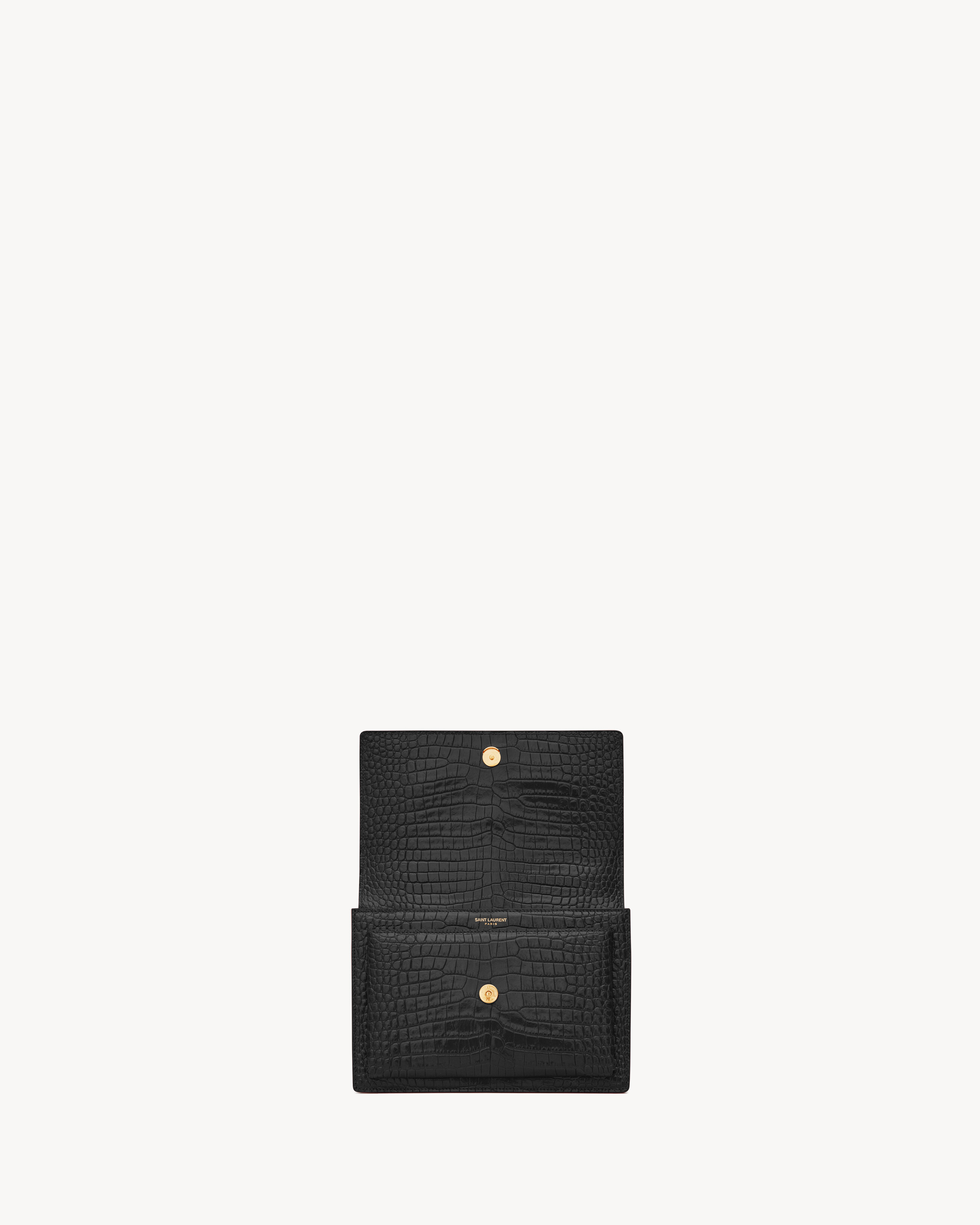 SUNSET MEDIUM IN CROCODILE-EMBOSSED LEATHER - 4