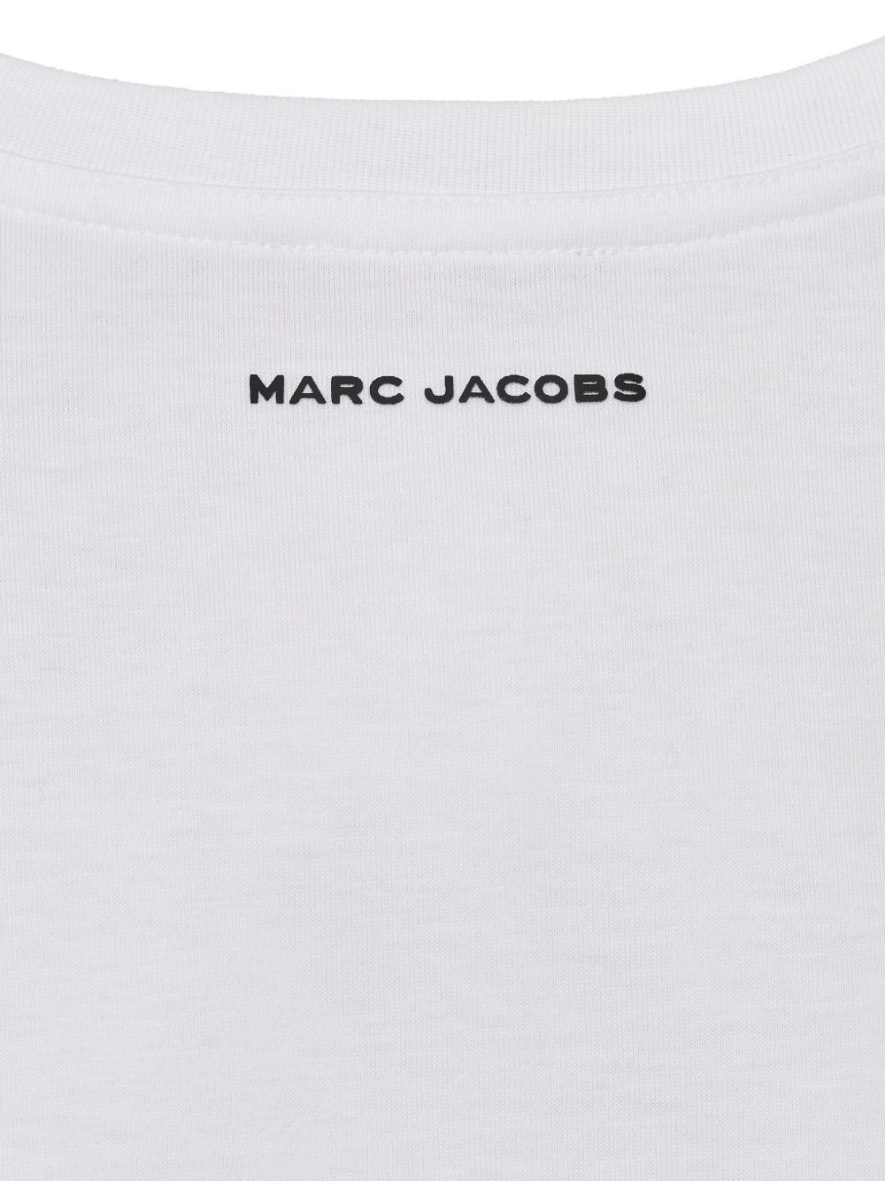 logo flower appliqué tee - 5