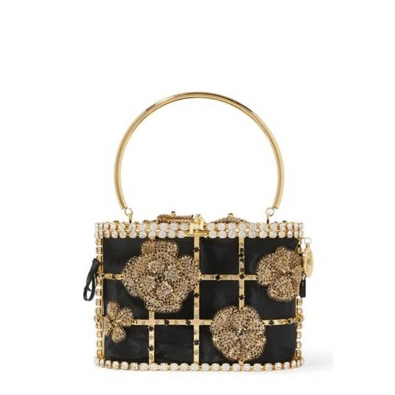Black Holli Rose Tote Bag 1