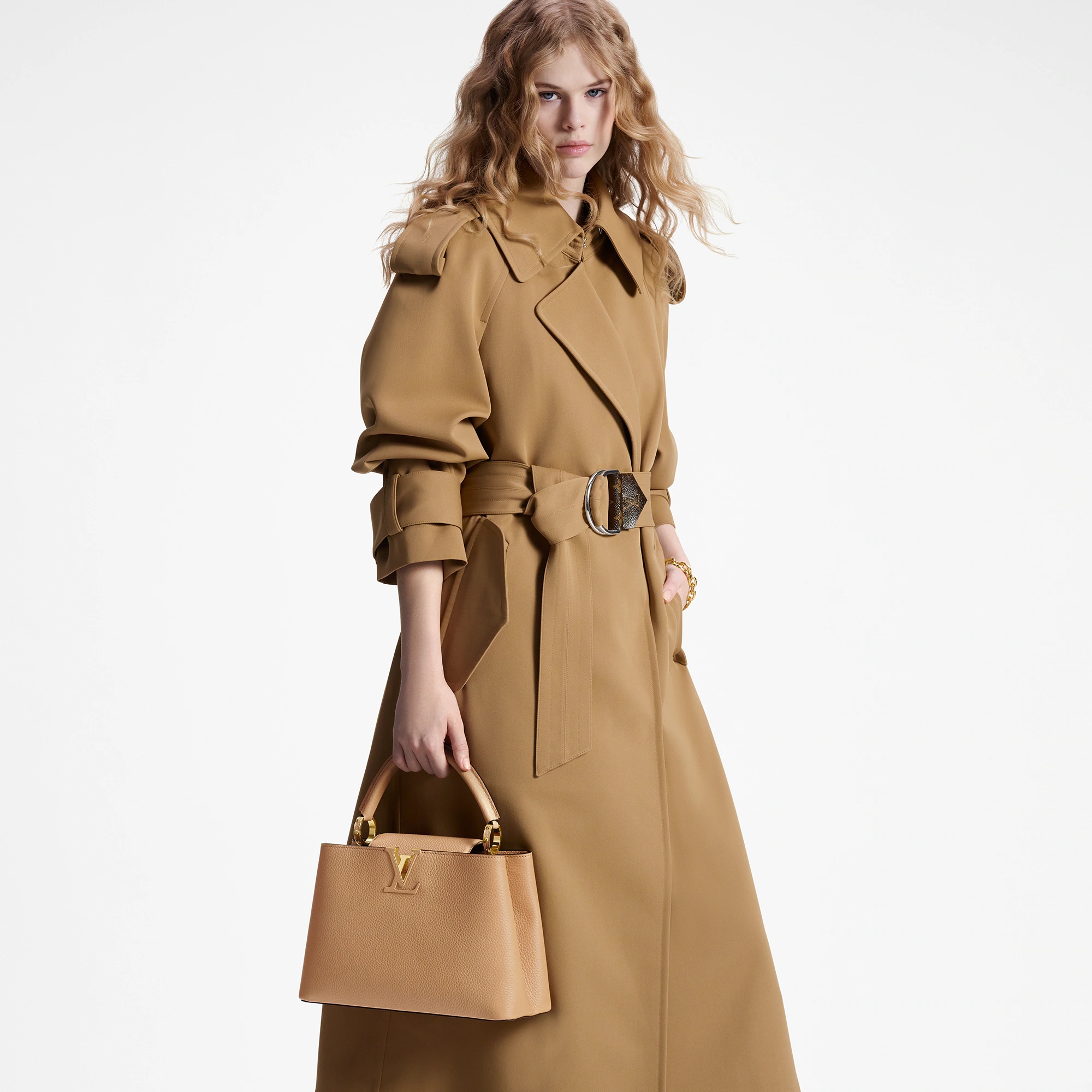 Oversized Detail Trench Coat - 5