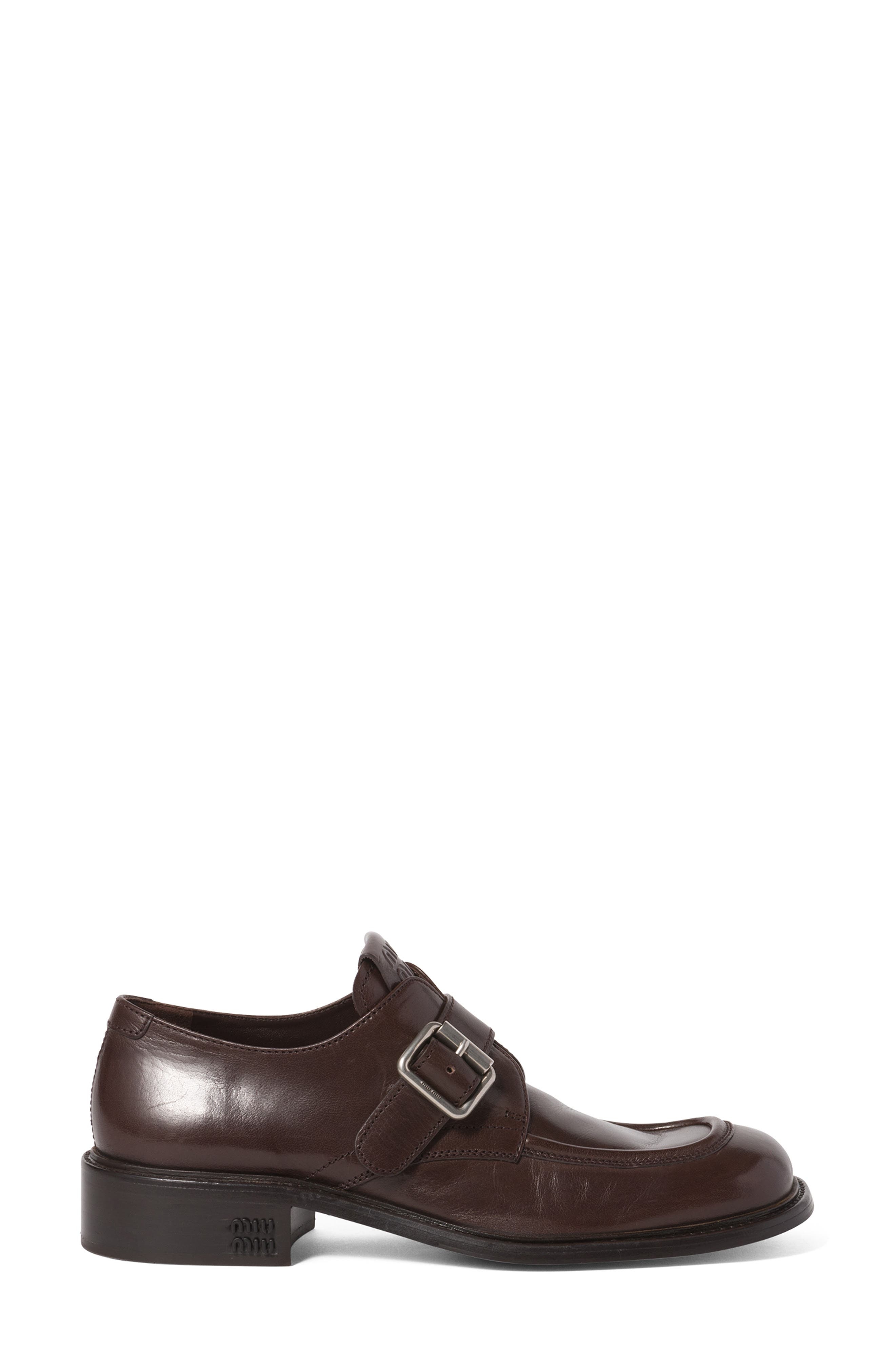 Miu Miu Monk Strap Shoe in Moro at Nordstrom - 2