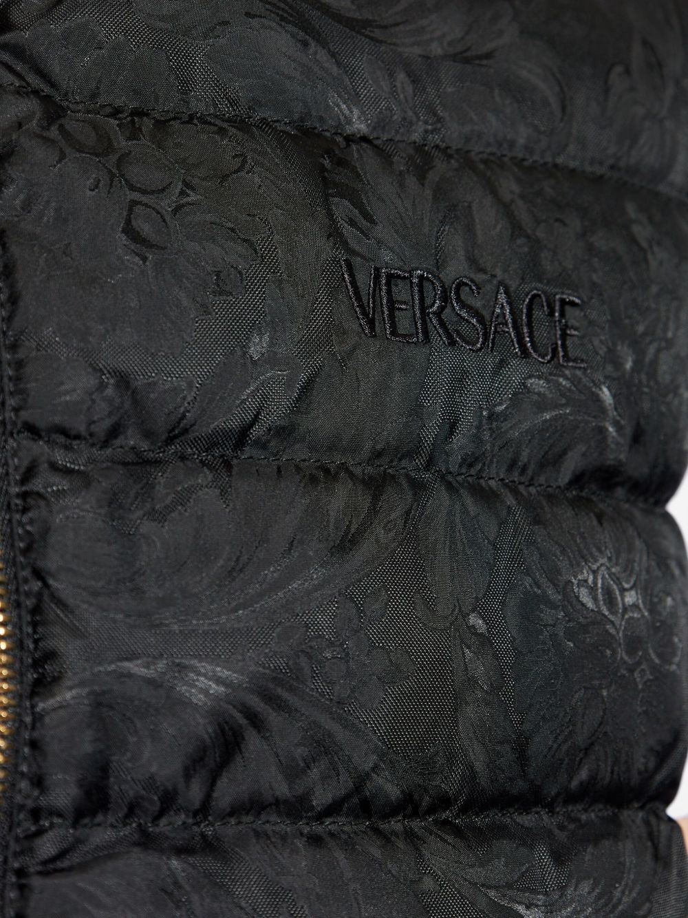 Barocco-jacquard gilet - 5