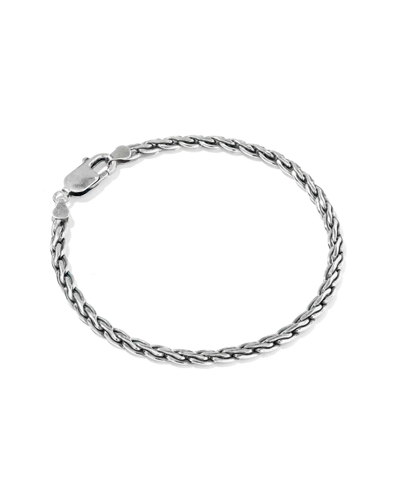 Colson Oxidized Sterling Silver Chain Bracelet - 1
