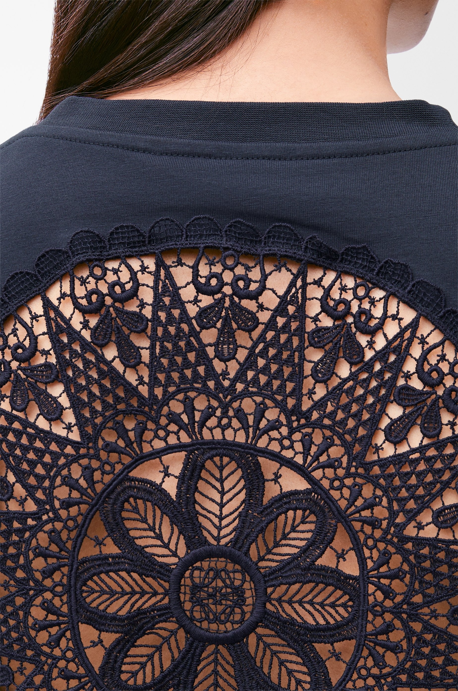 Lace T-shirt in cotton - 5
