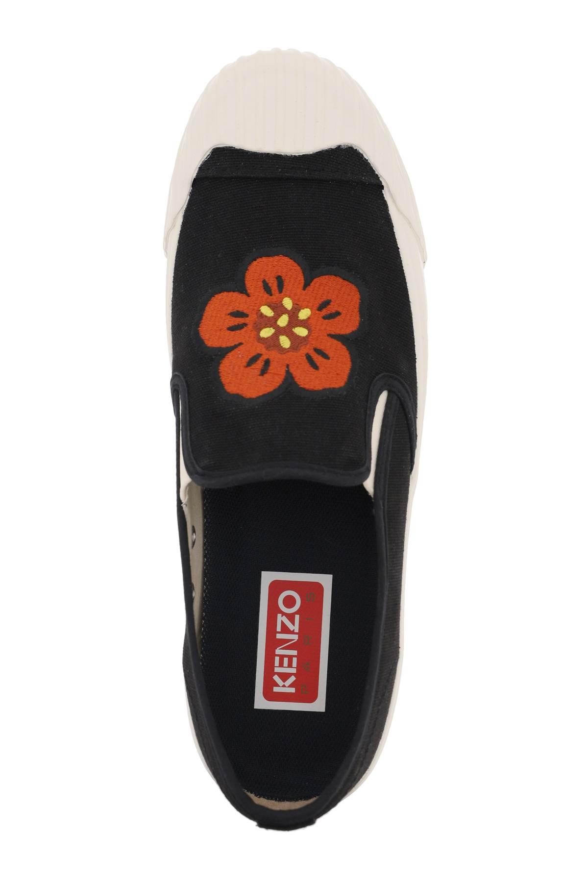 KENZO - 'SCHOOL' slip-on sneakers - 3