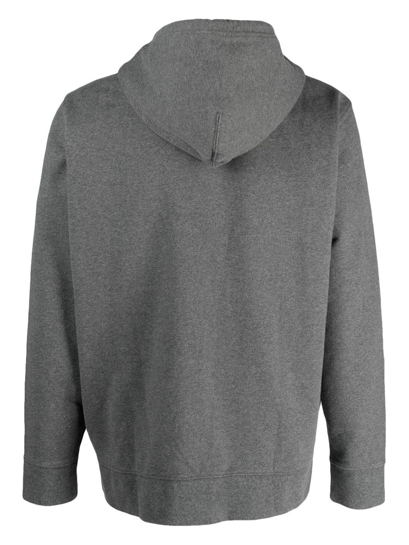 Levi's logo-patch zip-up hoodie outlook