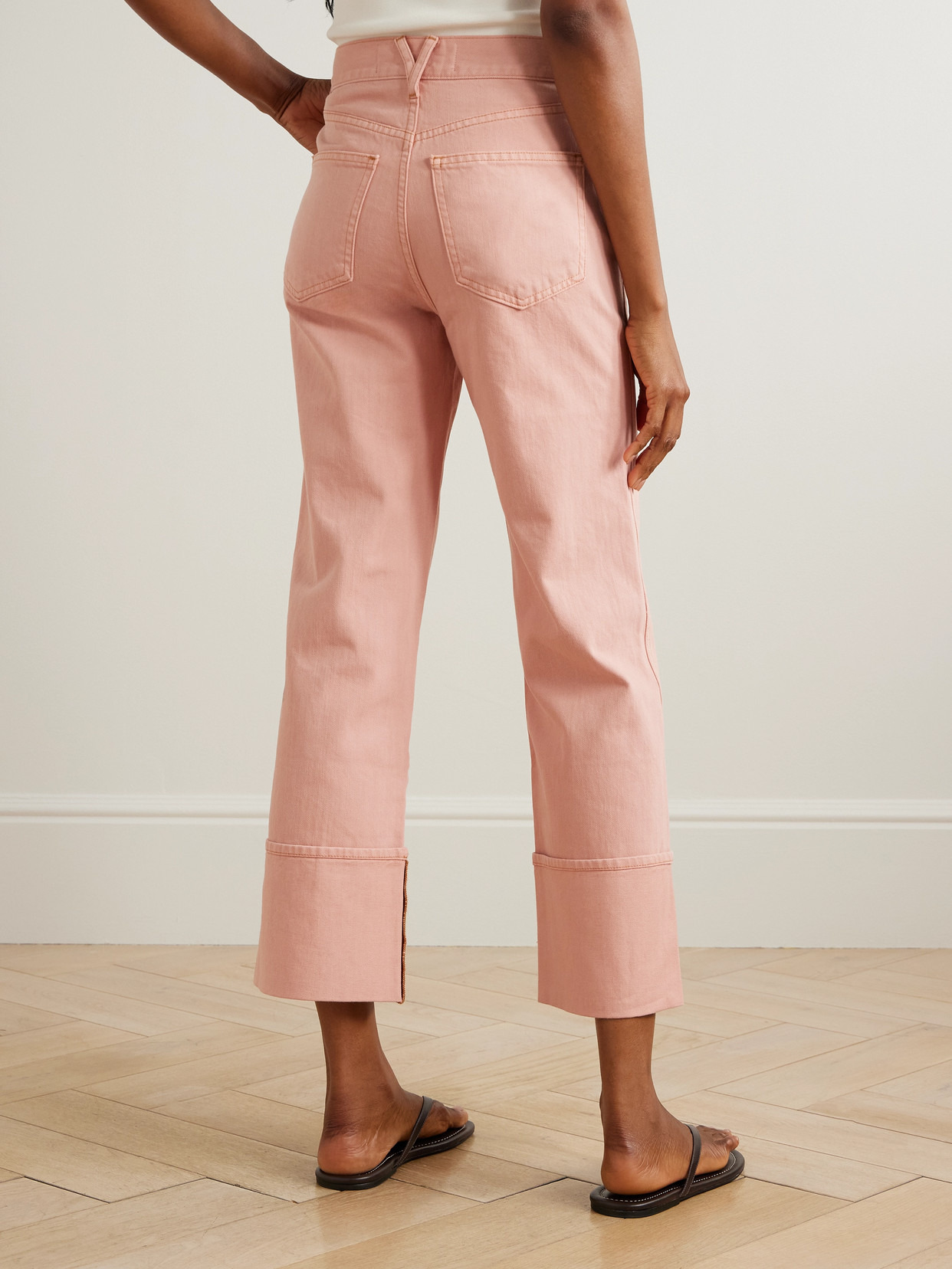 Dylan Cropped High-rise Straight-leg Jeans - 3