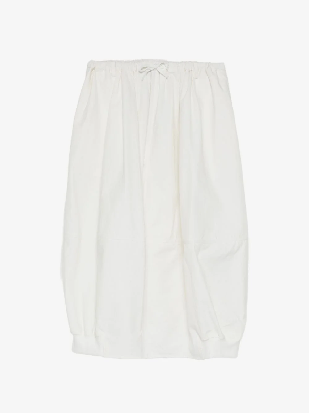 drawstring-waist gathered skirt - 1