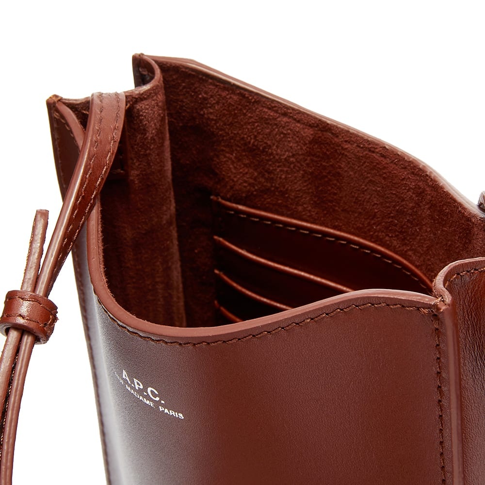 A.P.C. Jamie Leather Neck Pouch - 4