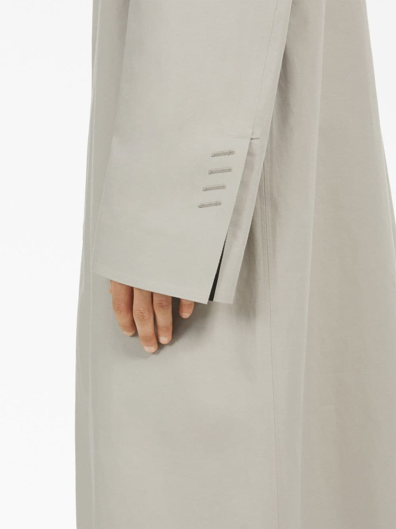 cotton-blend long coat 6