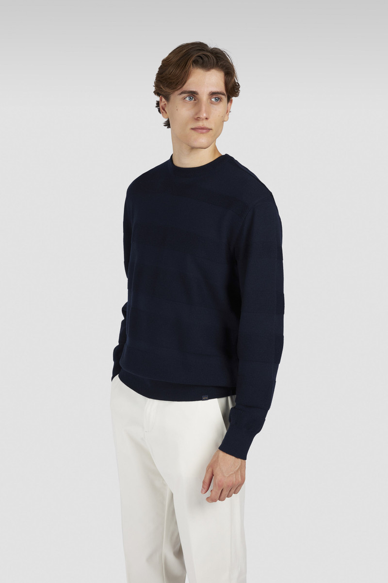 SOFT COOL TOUCH WOOL CREWNECK SWEATER 6