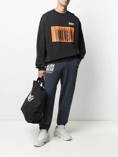 Heron Preston Workwear print sweatshirt outlook