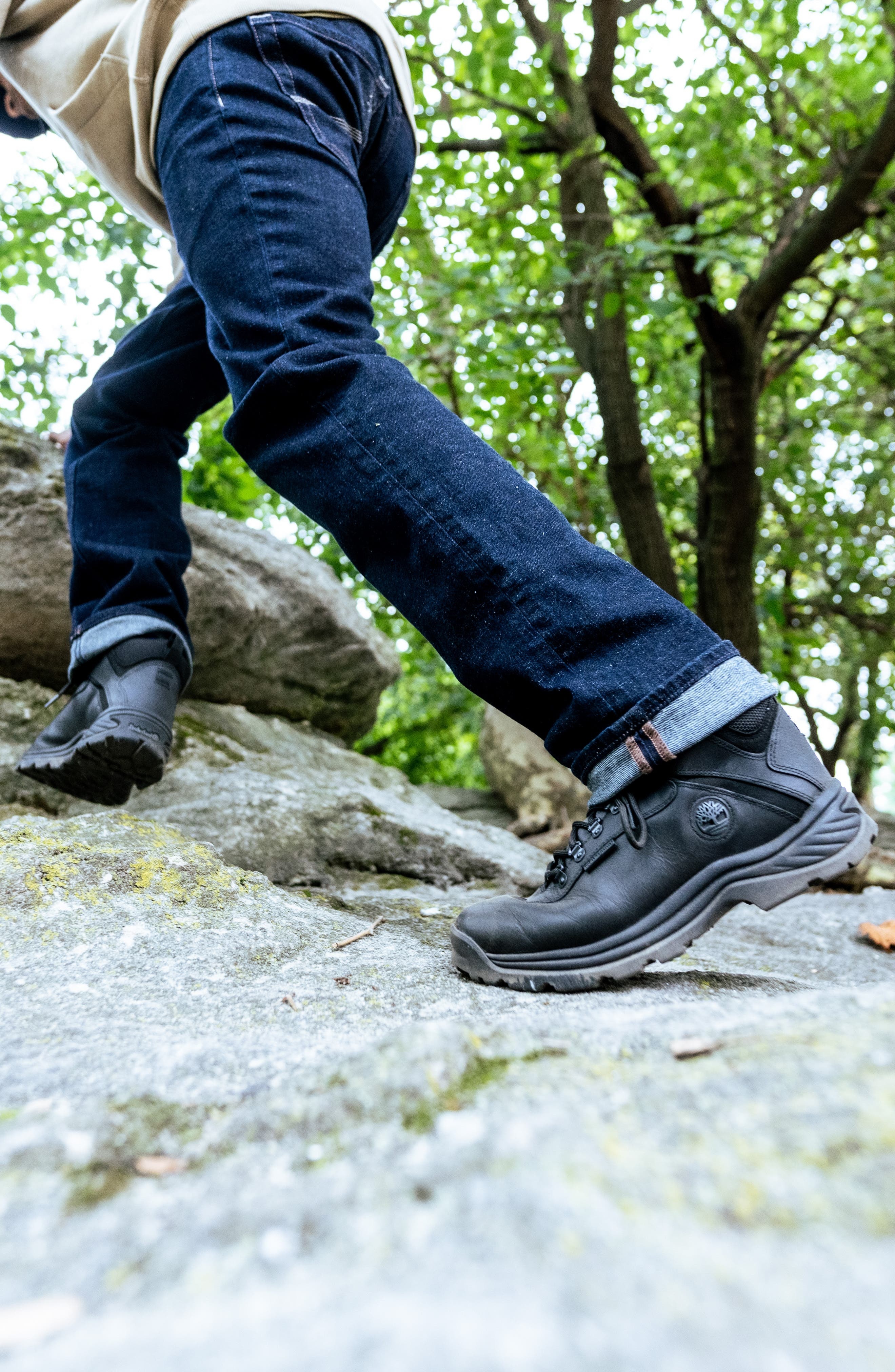 Timberland White Ledge Waterproof Hiking Boot (Men) in Black at Nordstrom - 2