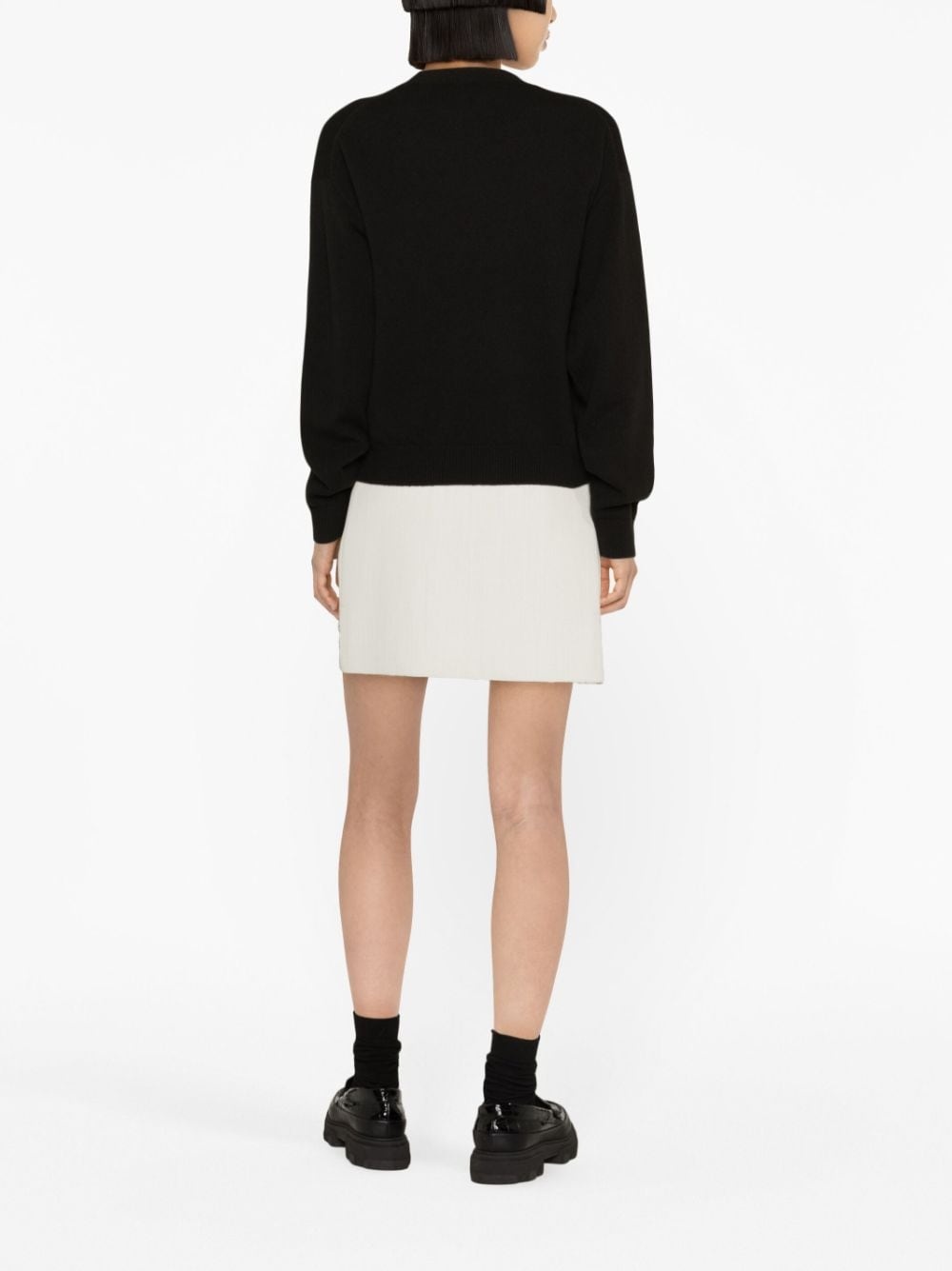 Boke Flower-motif wool jumper - 3