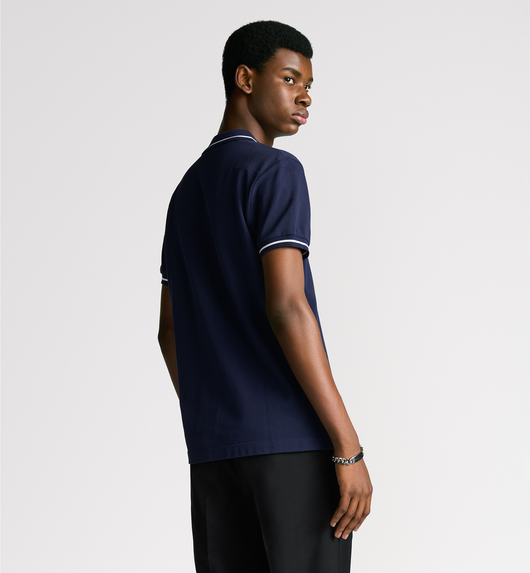 Polo Shirt with Bee Embroidery - 3
