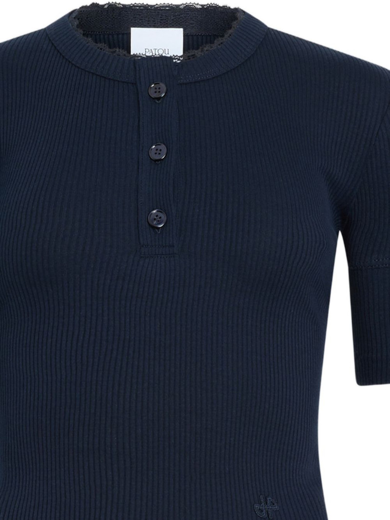PATOU buttoned T-shirt outlook