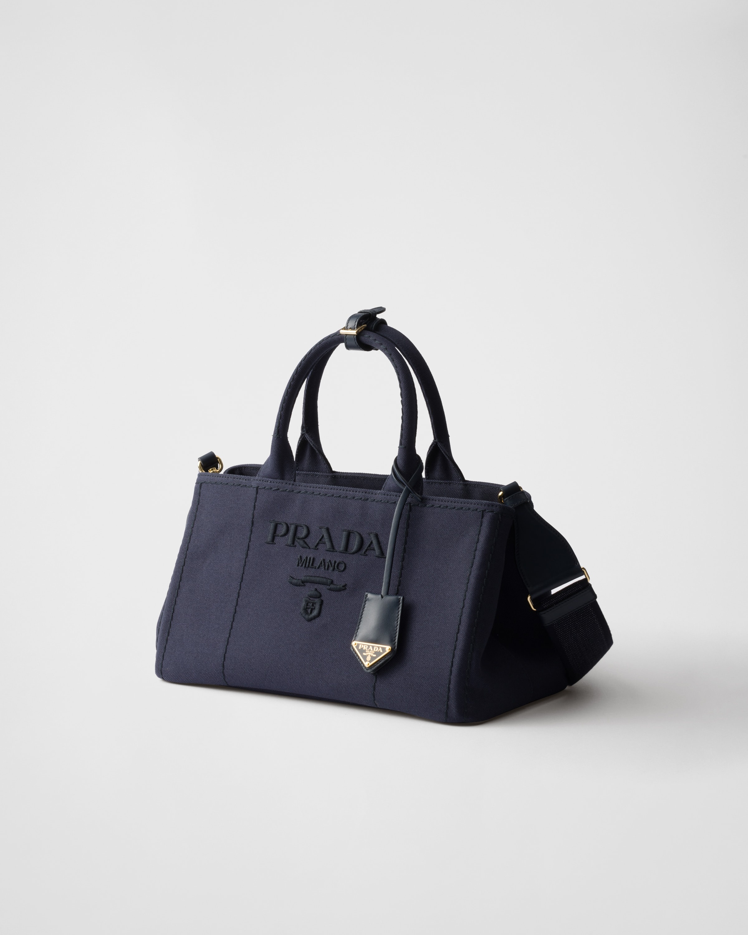 Large cotton canvas handbag - 2