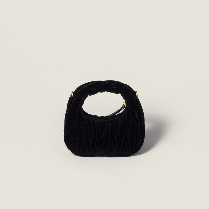 Wander matelassé velvet mini-bag 4