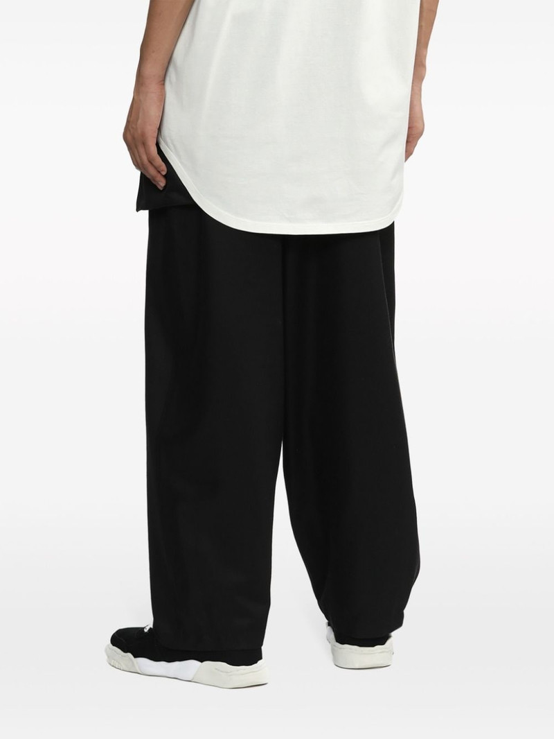 drop-crotch drawstring cargo trousers 4