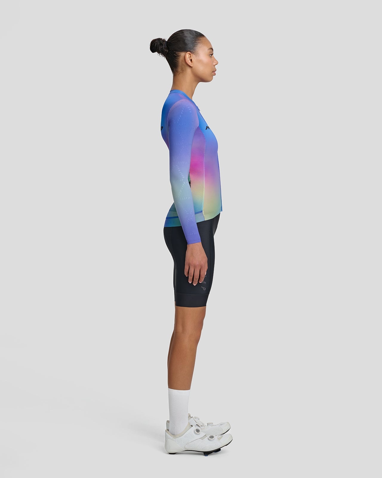 Women's Blurred Out Pro Hex LS Jersey 2.0 - 3