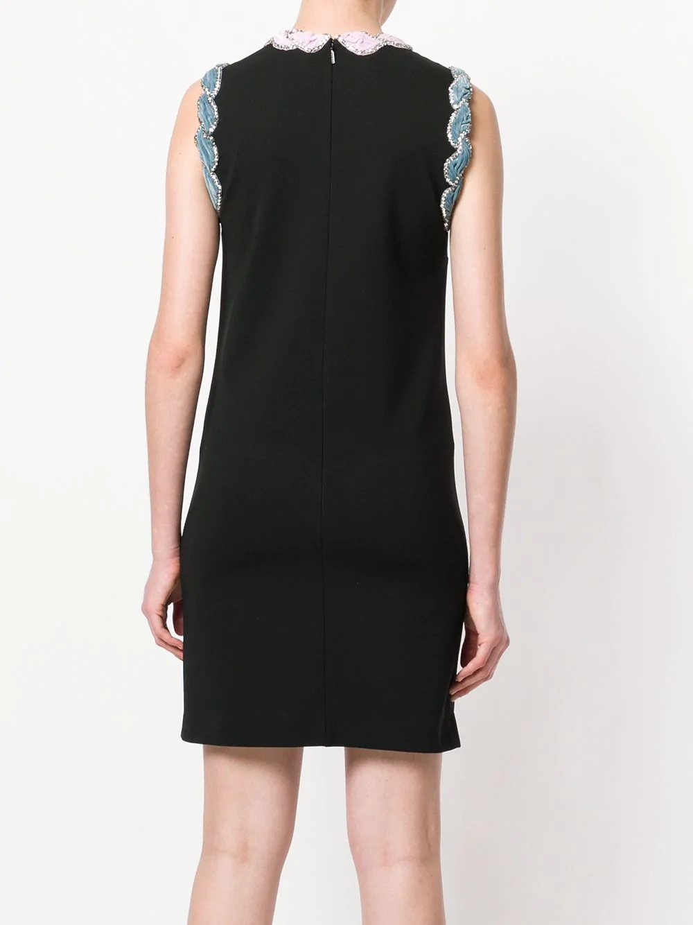 contrasting trim dress - 4