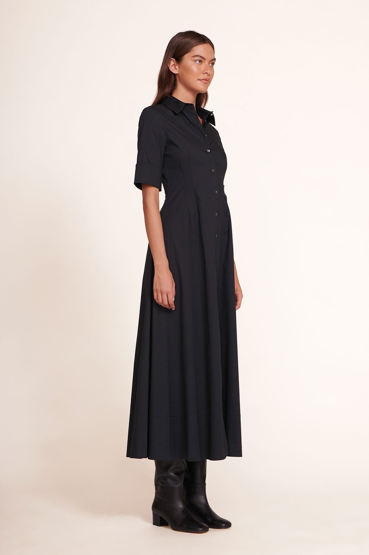 STAUD JOAN MAXI DRESS BLACK - 2