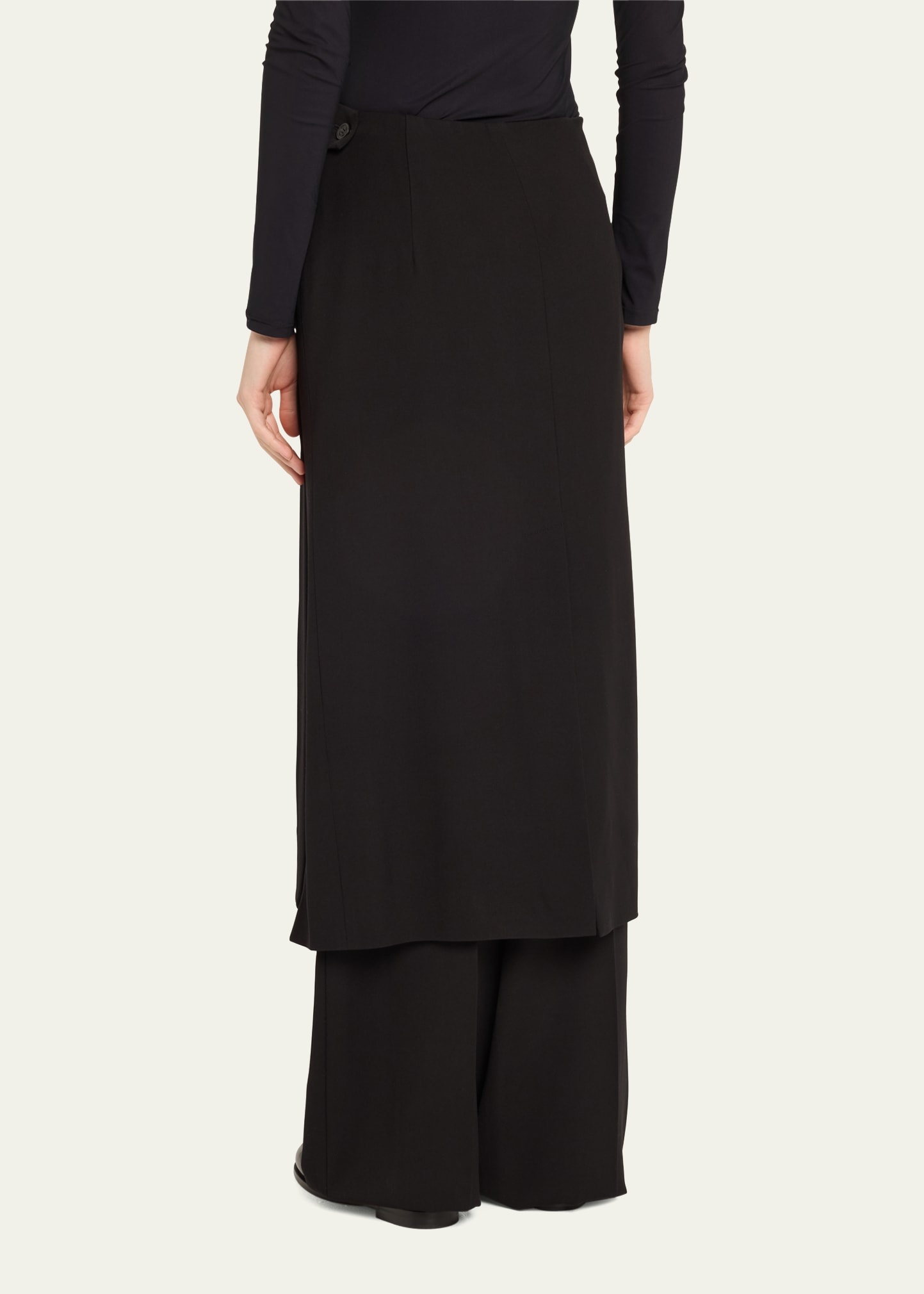 Hybrid Baggy Wool-Blend Pants - 3