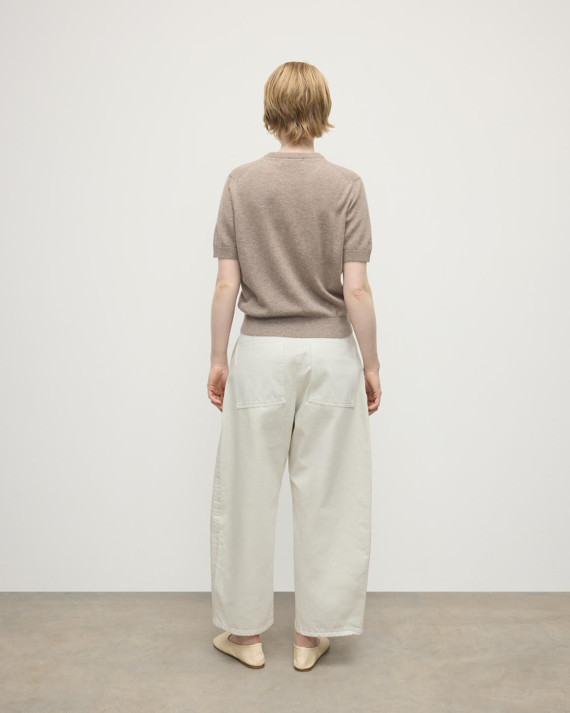 Classic Cashmere Brown T-shirt - 4