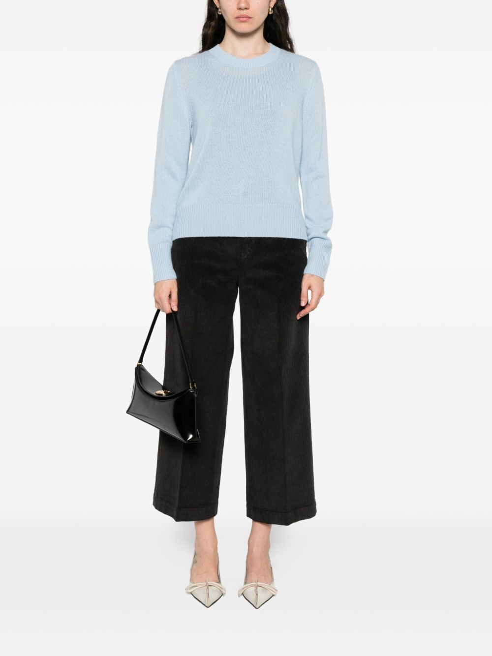 crew-neck cashmere sweater - 2