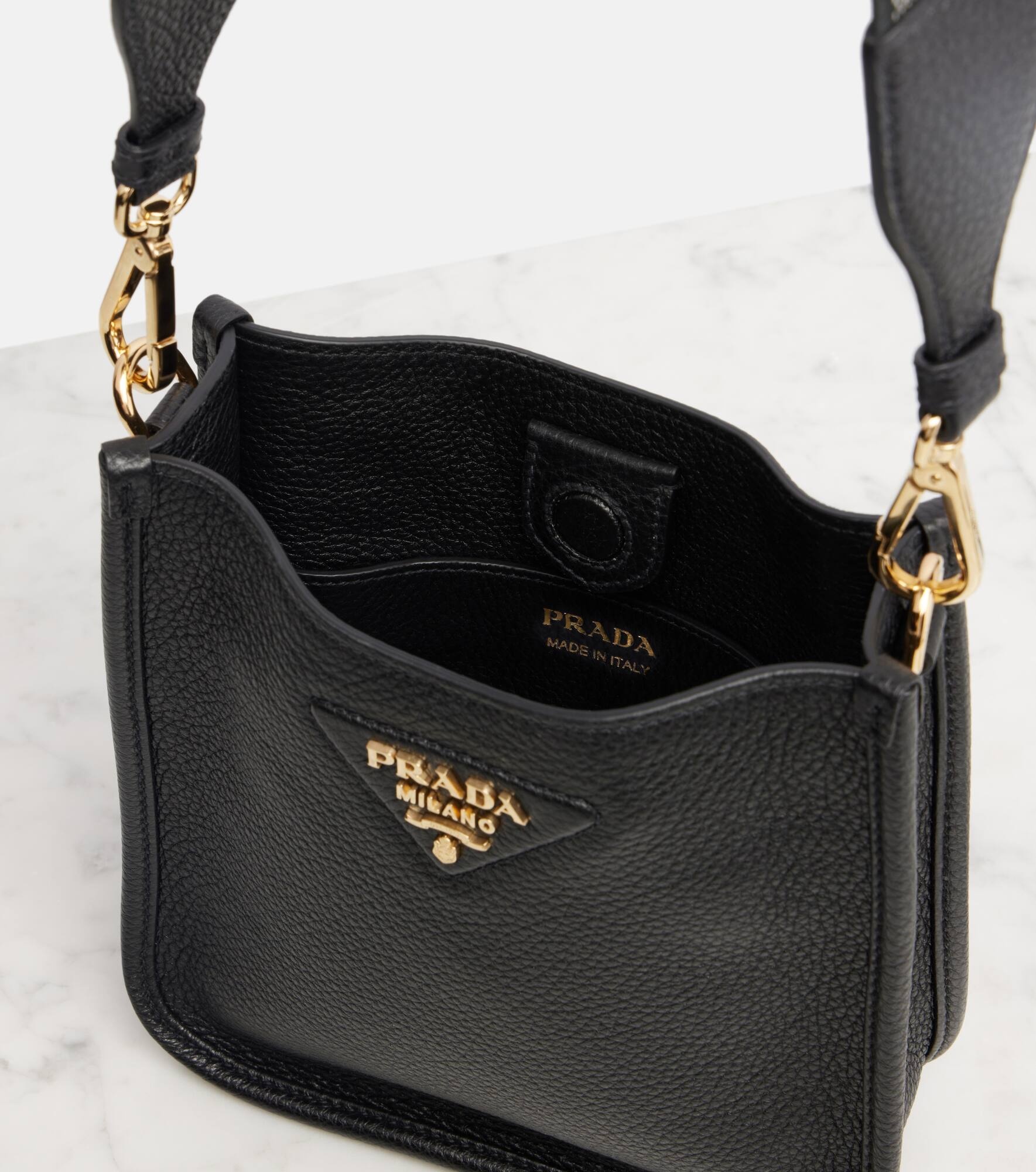 Mini leather shoulder bag - 3