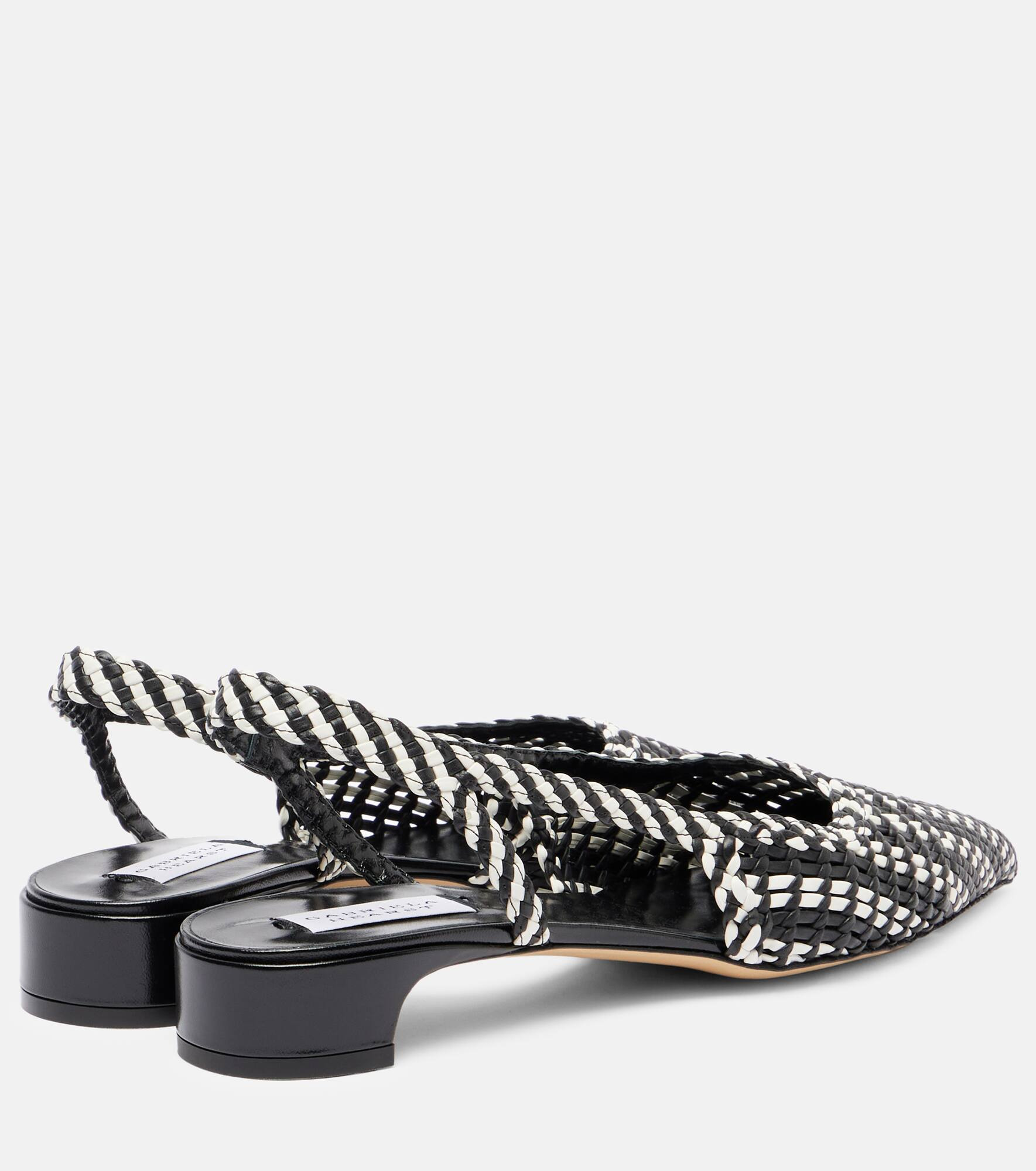 Perro woven leather pumps - 2
