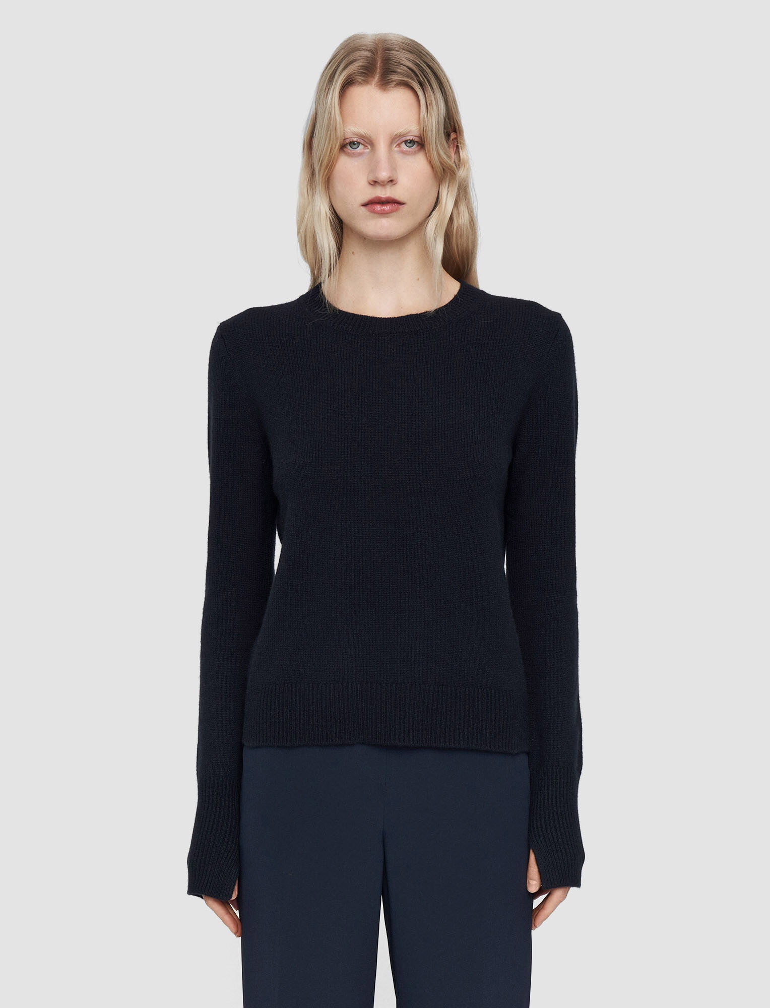 Pure Cashmere Round Neck Jumper - 3