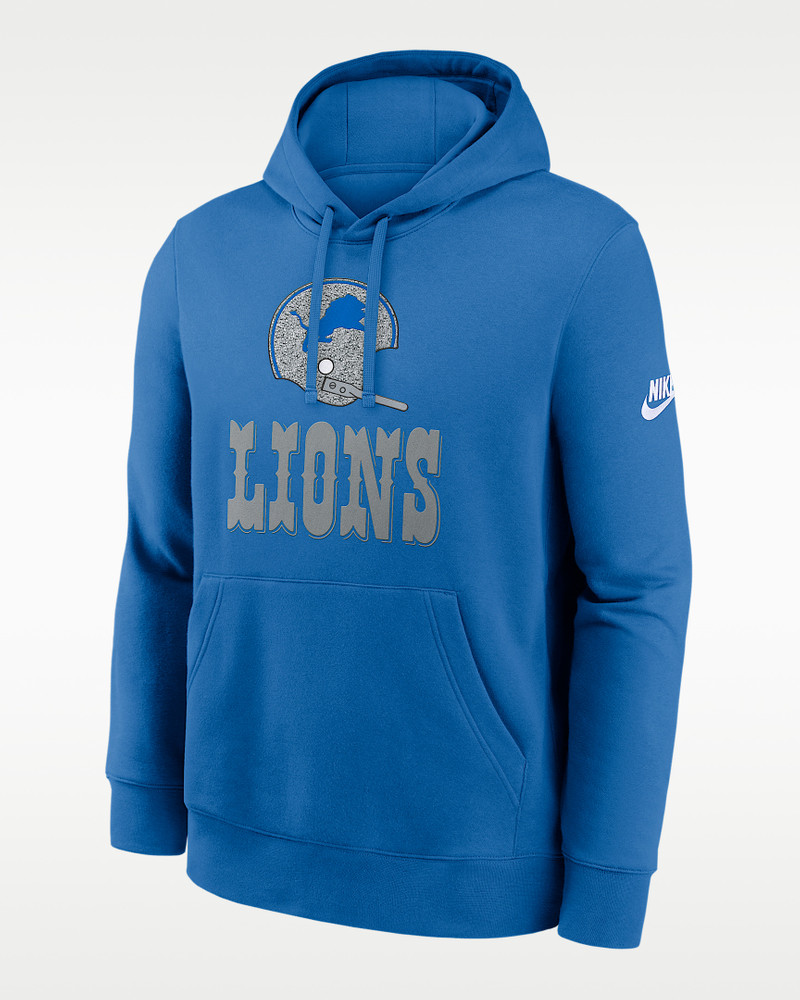 Detroit Lions Best Season Rewind Club Men's Nike NFL Pullover Hoodie 1