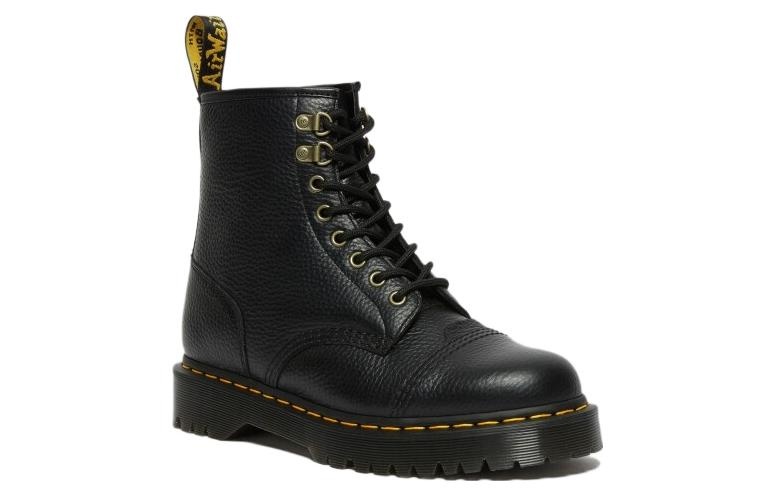 Dr. Martens 1460 Bex Faux Fur-Lined Leather Lace Up Boots 'Black' 27960001 - 2