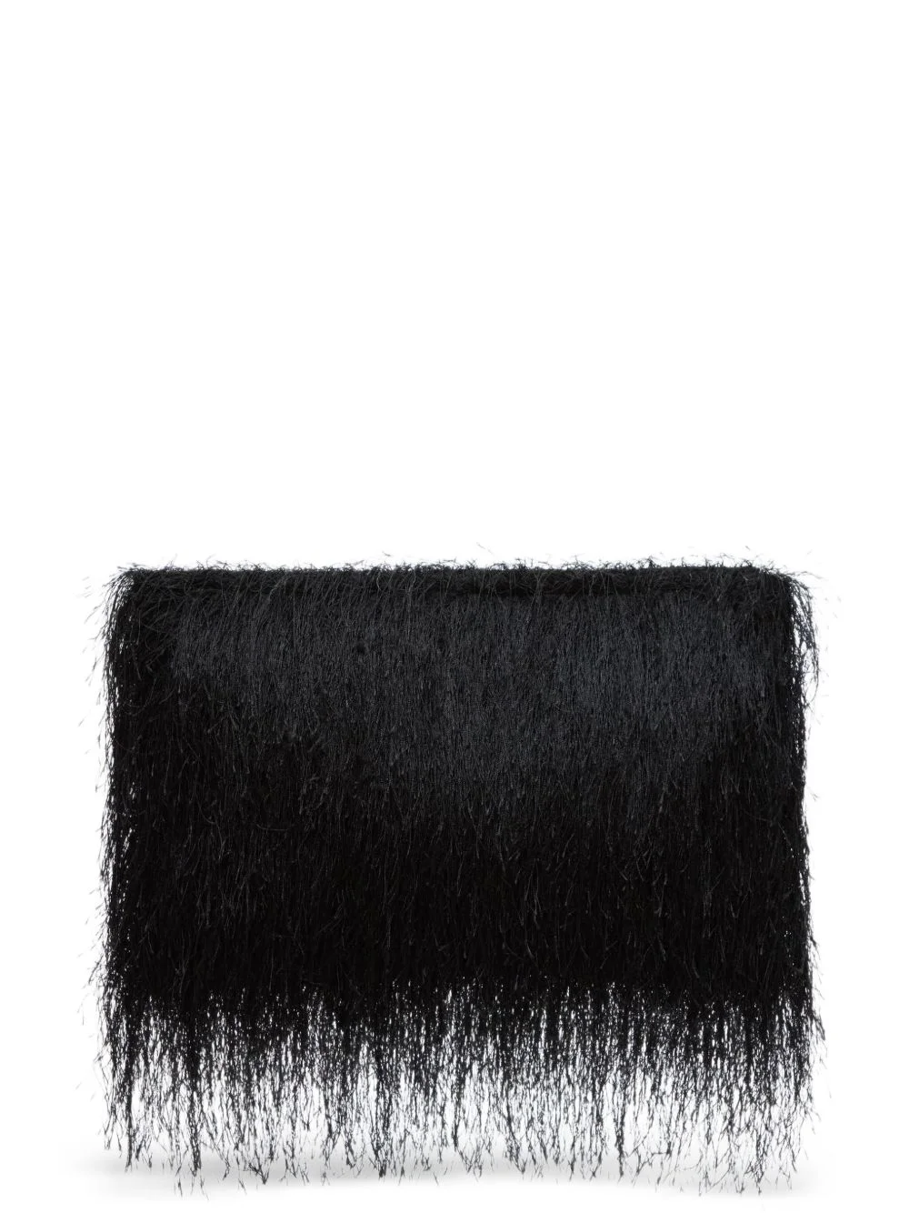Evano fringed rectangular clutch bag - 1