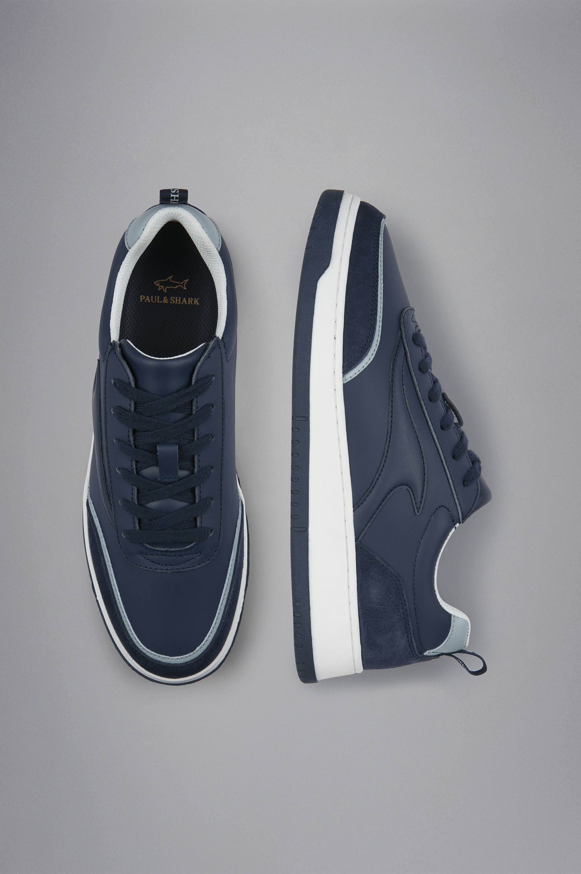 CLUB FIN LEATHER SNEAKERS - 2