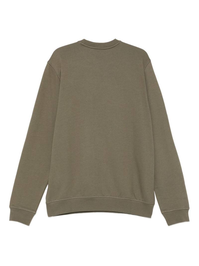 BOSS logo-patch crew-neck sweater outlook