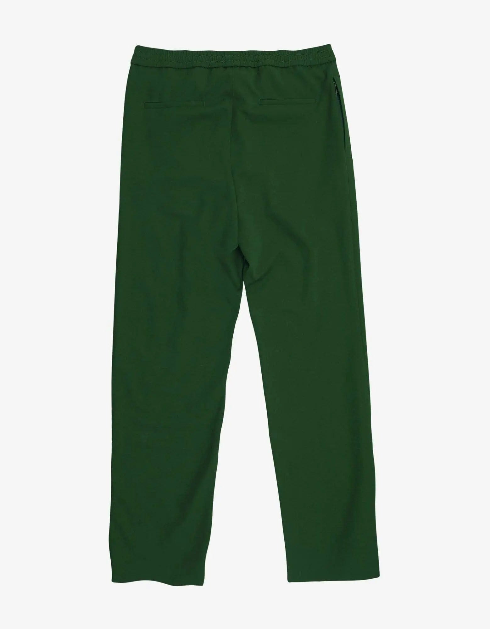 Valentino Green Side Stripe Trousers - 2