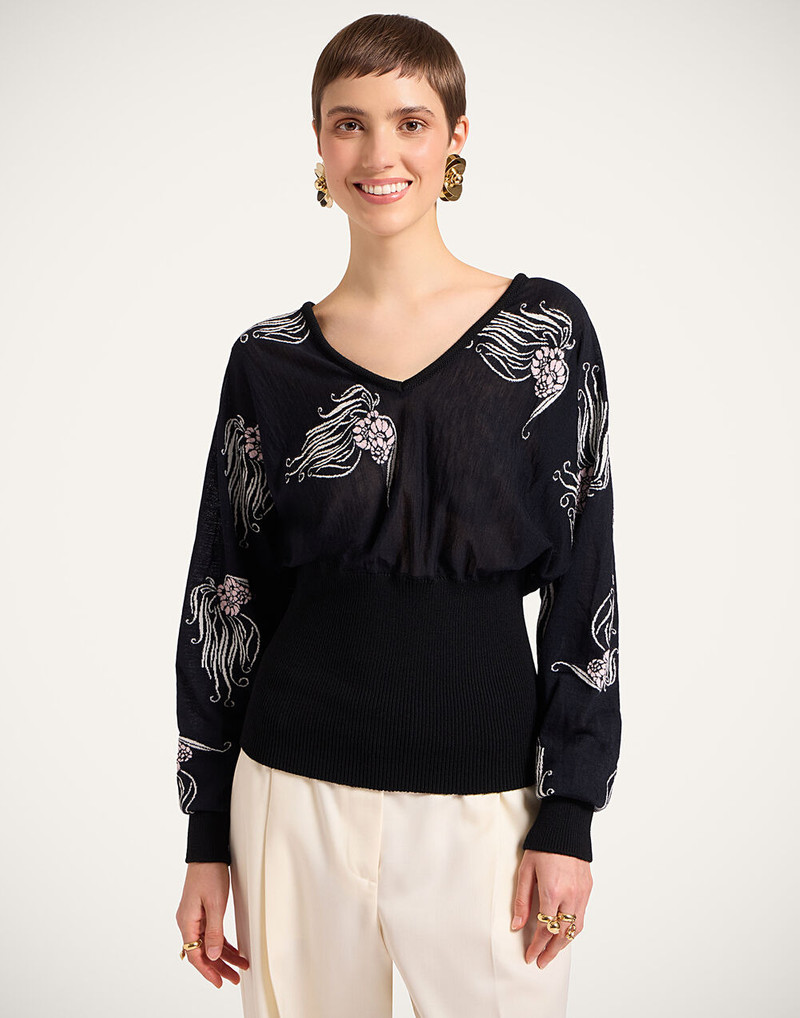 La DoubleJ Winged Knit Top outlook