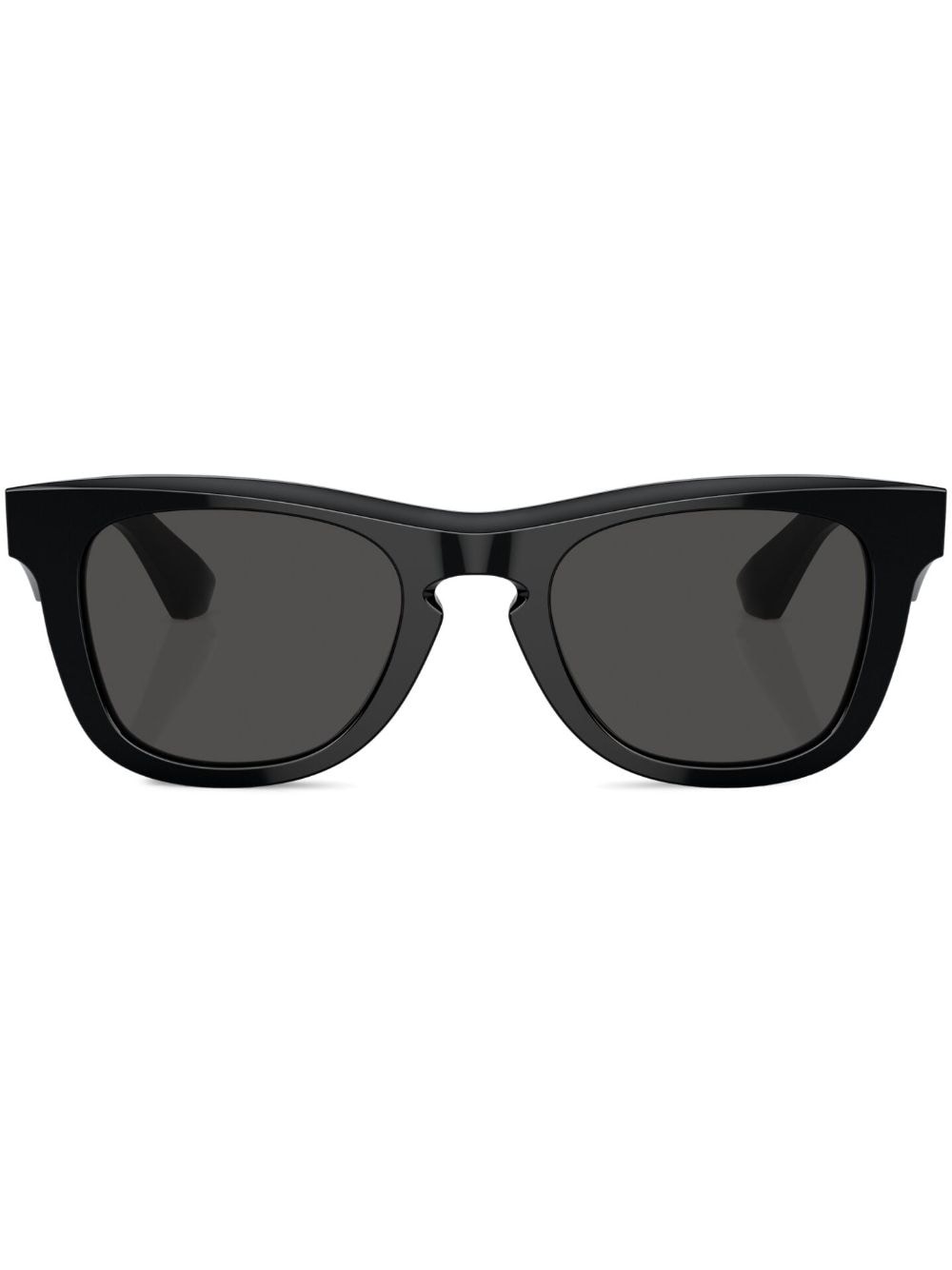 logo-plaque square-frame sunglasses - 1