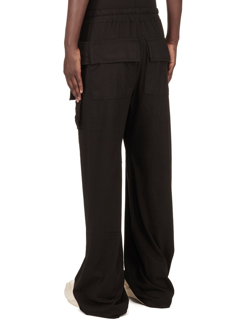 Creatch Wide-Leg Cotton-Twill Drawstring Cargo Trousers 3
