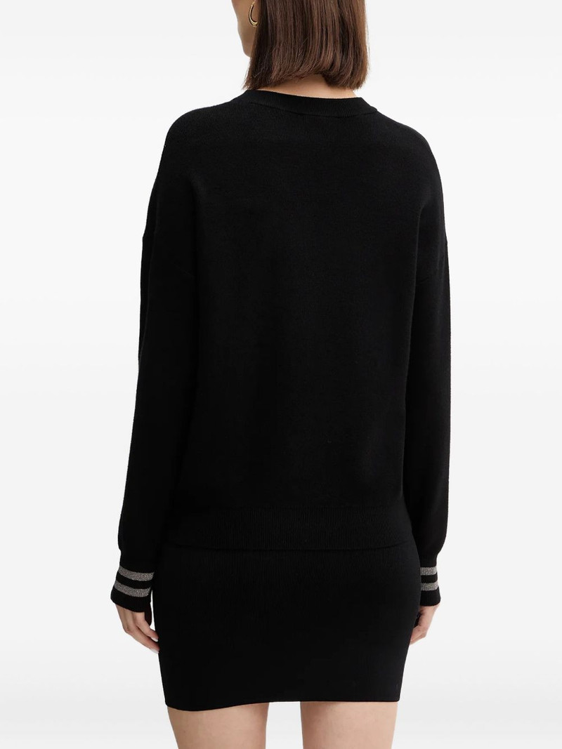 logo-appliqué sweater 3