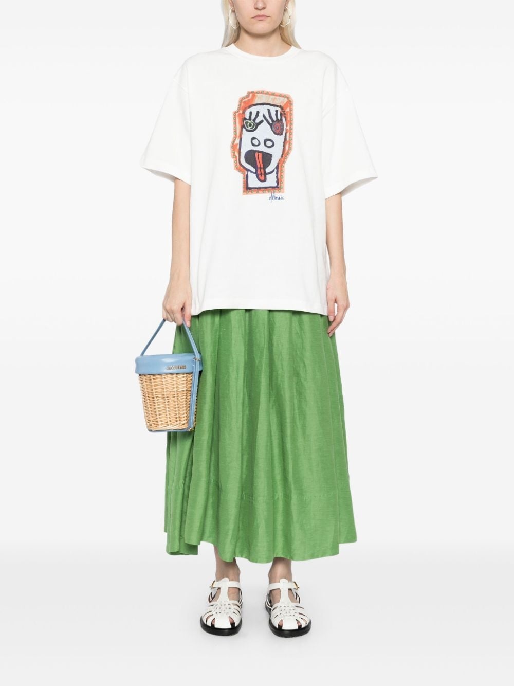 players face oversized t-shirt - 2