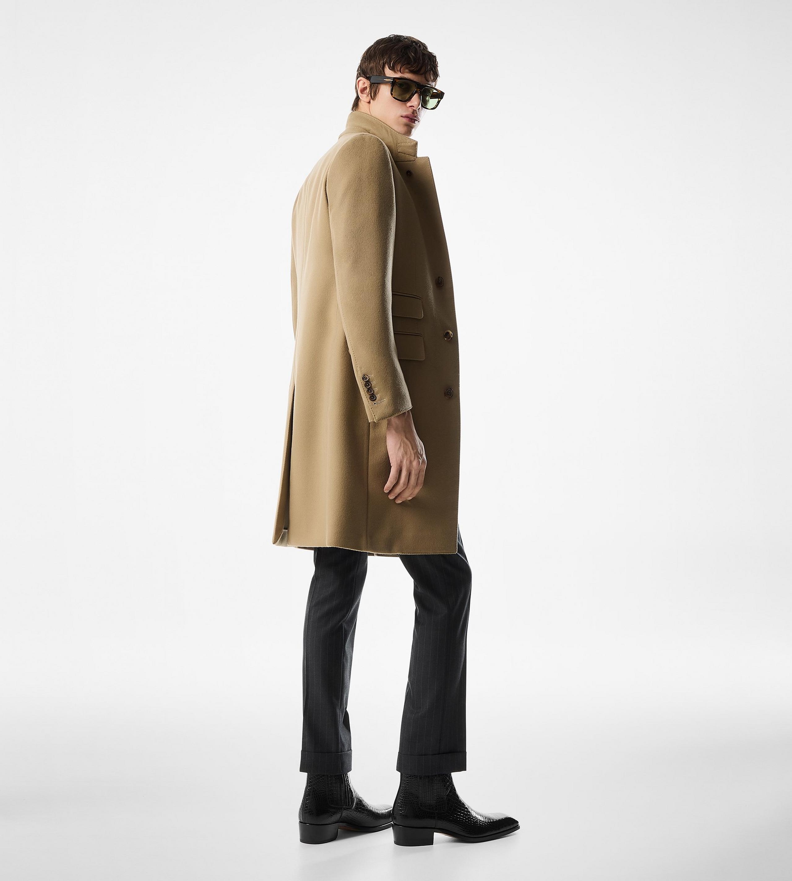 WOOL CASHMERE LIGHT TAILORED COAT - 3