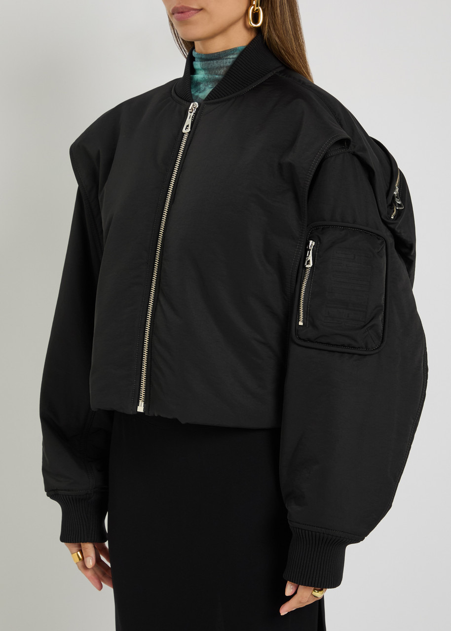 Jean Paul Gaultier Padded Hooded Shell Bomber Jacket - 2