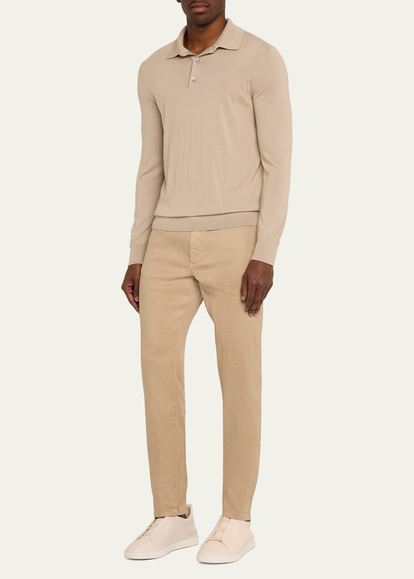 Men's Comfort Linen and Cotton Five-Pocket Pants - 2