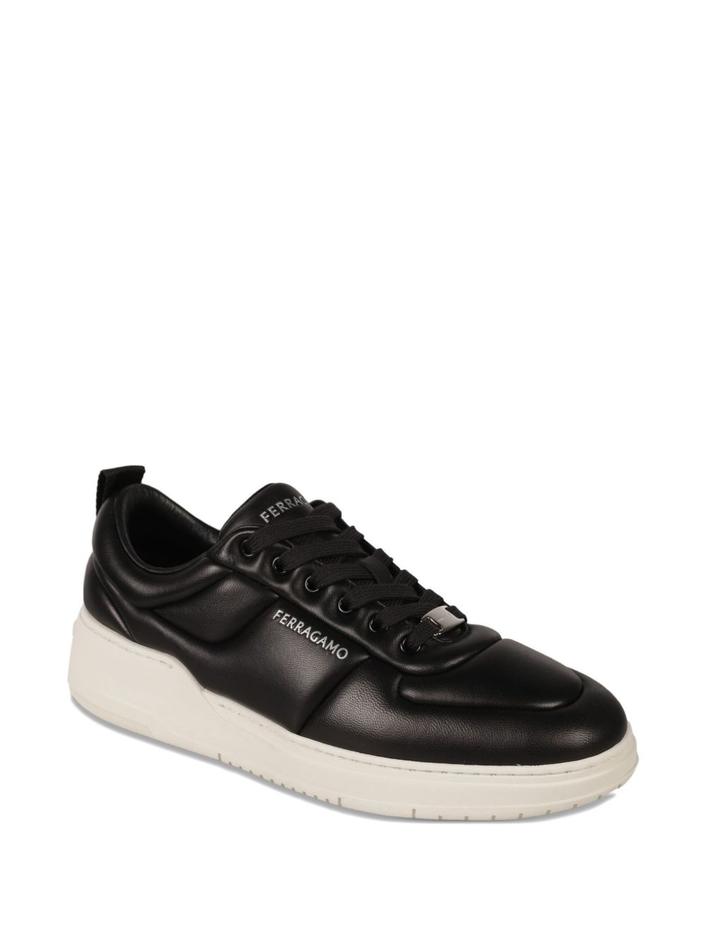 padded leather sneakers - 3