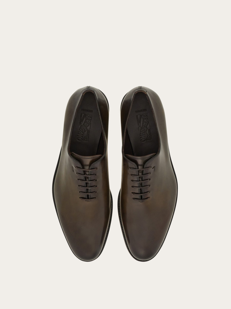 FERRAGAMO Tramezza plain toe Oxford outlook