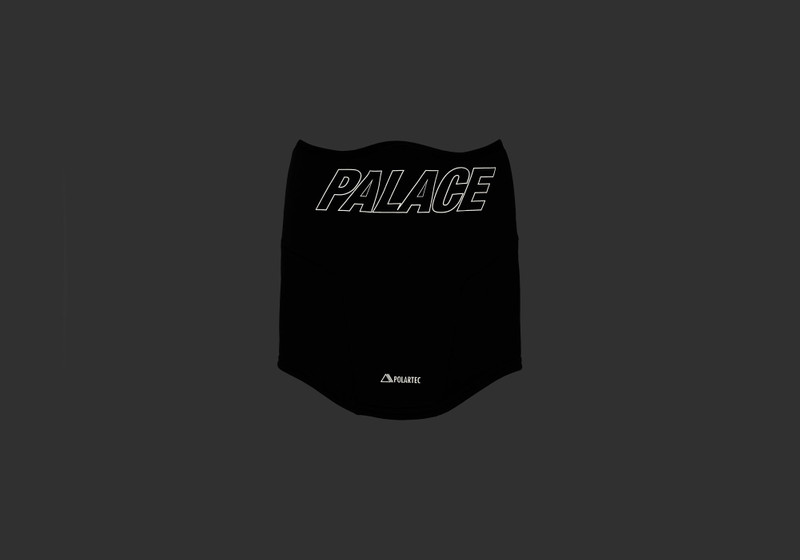 PALACE POLARTEC POWERSTRETCH FACE WARMER BLACK outlook