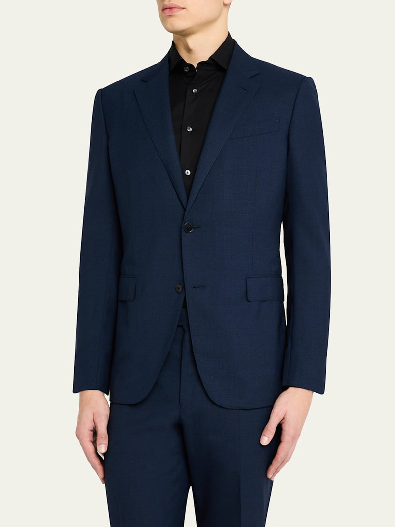 ZEGNA Men's Melange Trofeo Suit outlook